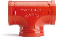 Тройник под муфту стандартный, диаметр 80 мм