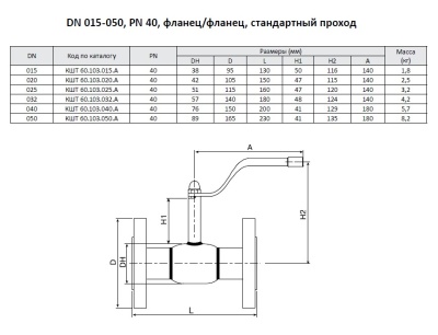 Кран шаровой Ballomax КШТ 60.103, Broen В Москве