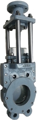 Задвижка шиберная ABRA-KV-03 с ISO фланцем / Редуктором В Москве