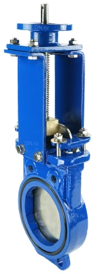 Задвижка шиберная дн.ру GGG40-SS304-NBR-2W-ISO Ру10 с голым штоком и невыдвижным шпинделем В Москве