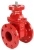 Задвижка шиберная дн.ру GGG40-SS304-NBR-2W-ISO Ру10 с голым штоком и невыдвижным шпинделем В Москве